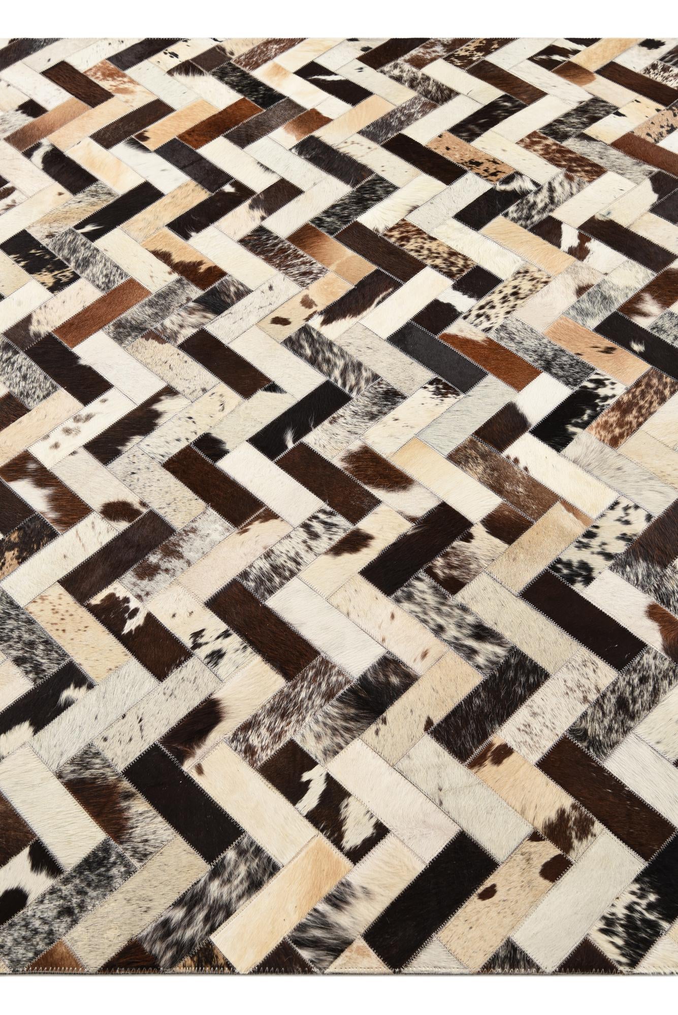 5' 3 x 7' 6 Cowhide Rug