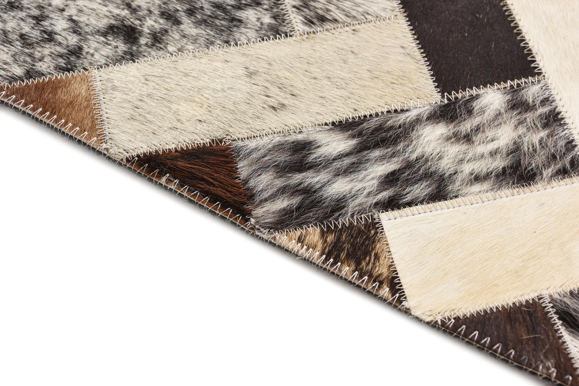 5' 3 x 7' 6 Cowhide Rug