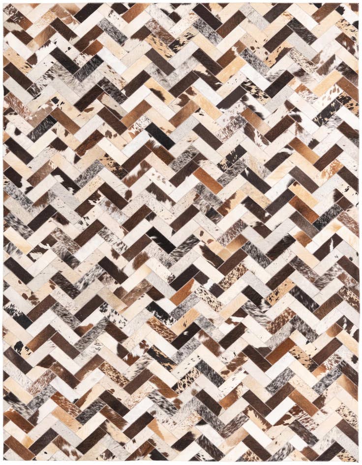 Detail image of 5' 3 x 7' 6 Cowhide Rug