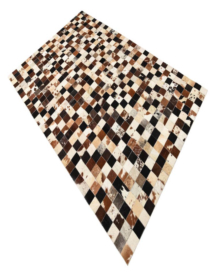 Detail image of 5' x 7' 10 Cowhide Rug