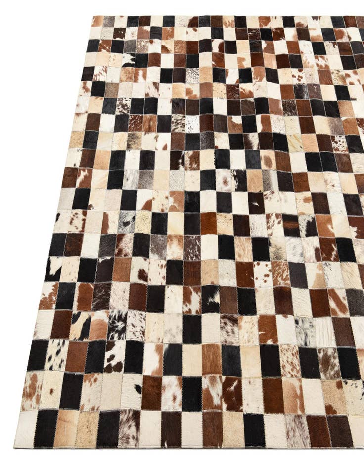 Detail image of 5' x 7' 10 Cowhide Rug