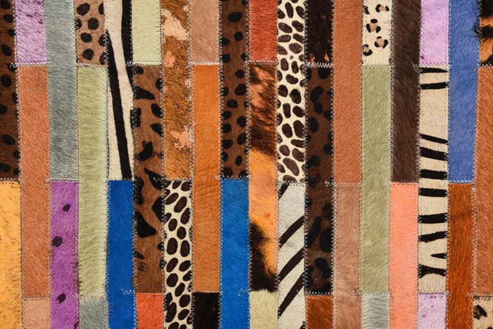5' 6 x 7' 9 Cowhide Rug
