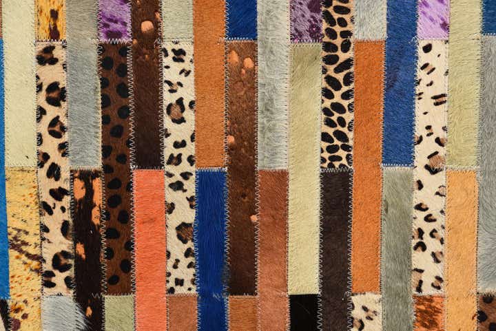 5' 6 x 7' 9 Cowhide Rug