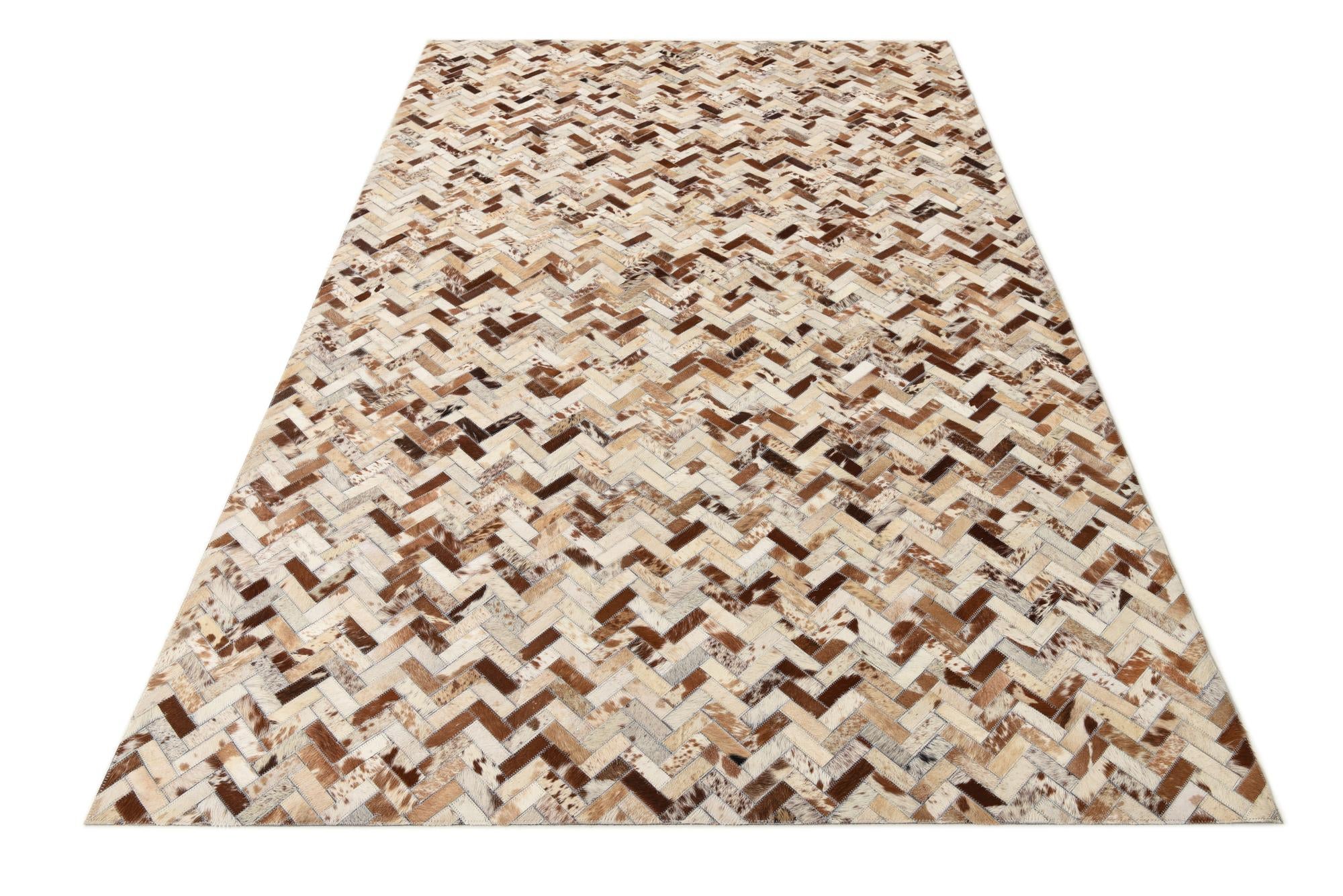 5' x 7' 9 Cowhide Rug