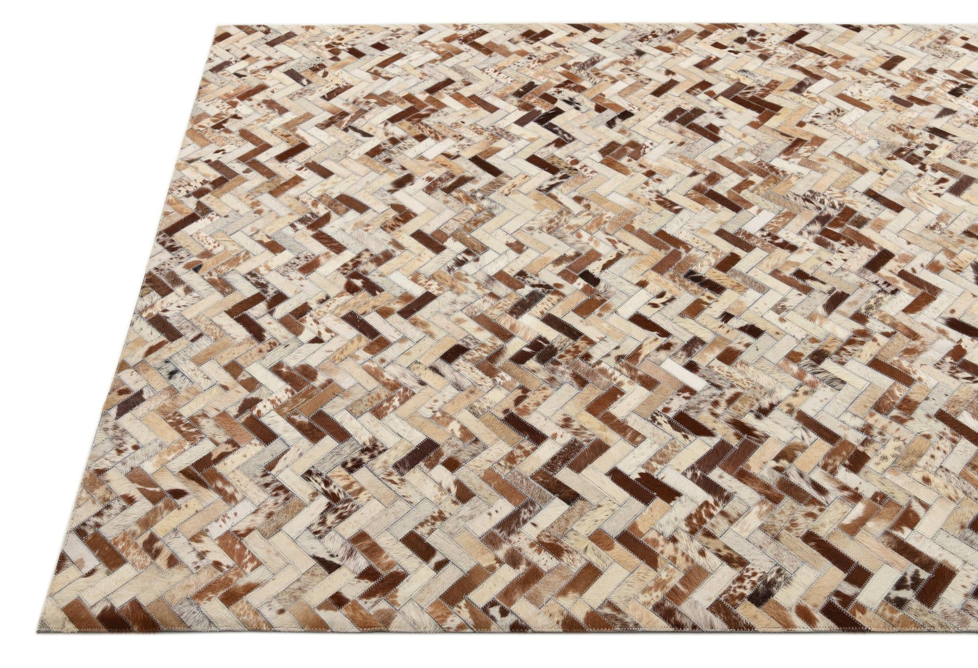 5' x 7' 9 Cowhide Rug