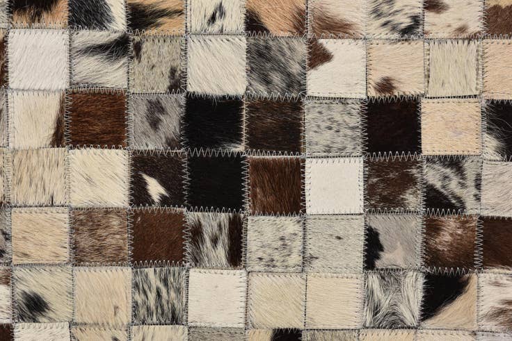 Detail image of 5' 2 x 8' Cowhide Rug