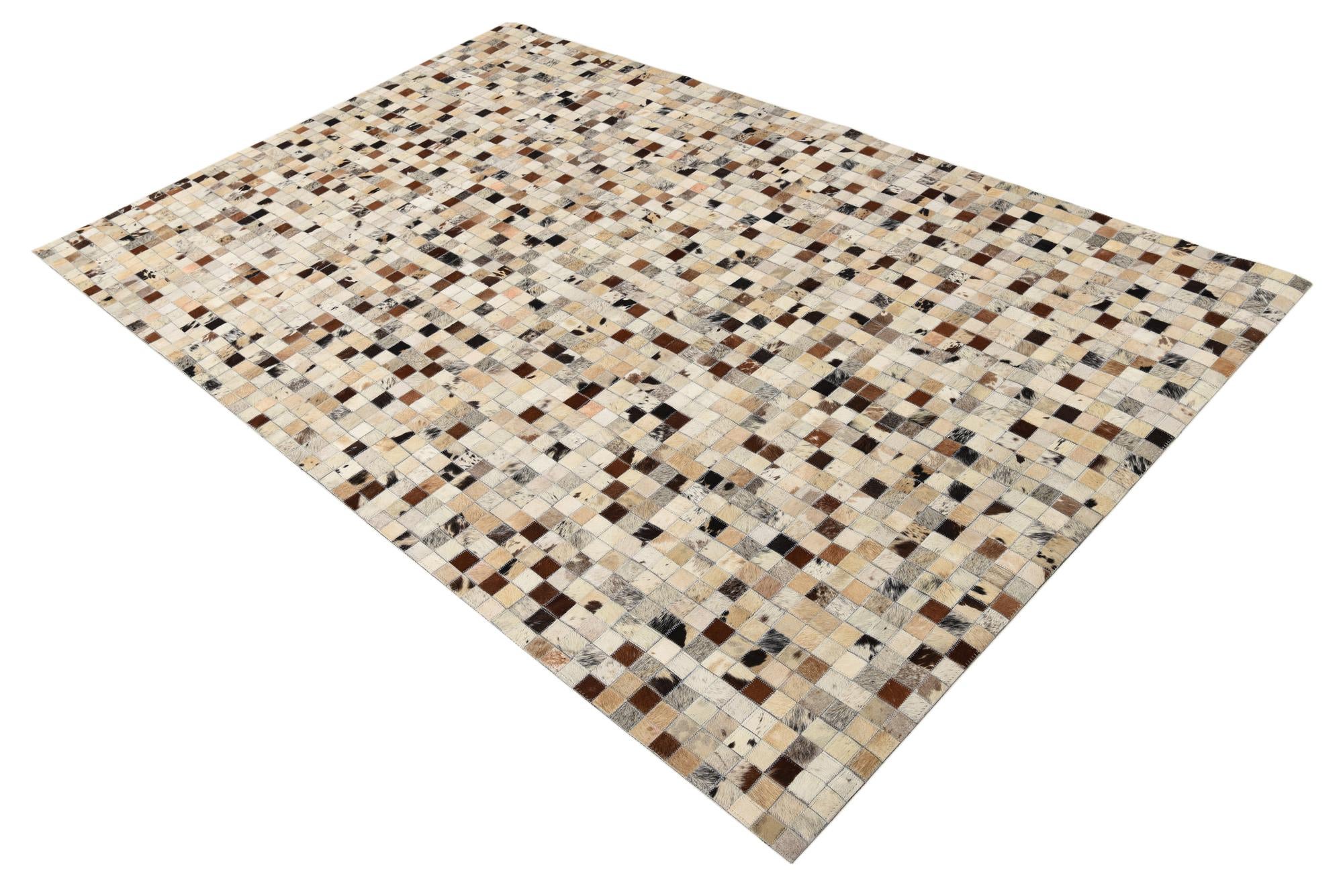5' 1 x 8' Cowhide Rug
