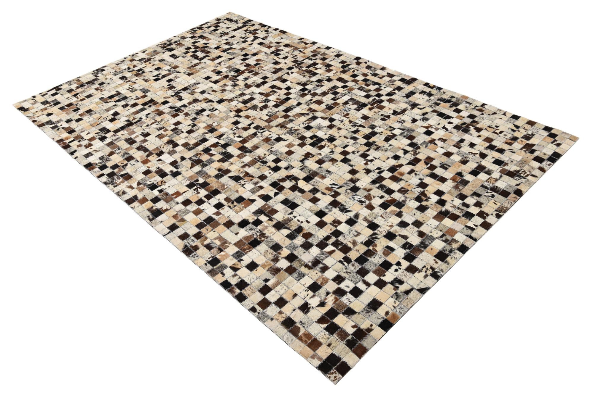 5' 1 x 8' Cowhide Rug