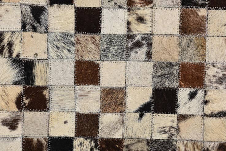 Detail image of 5' 1 x 8' Cowhide Rug