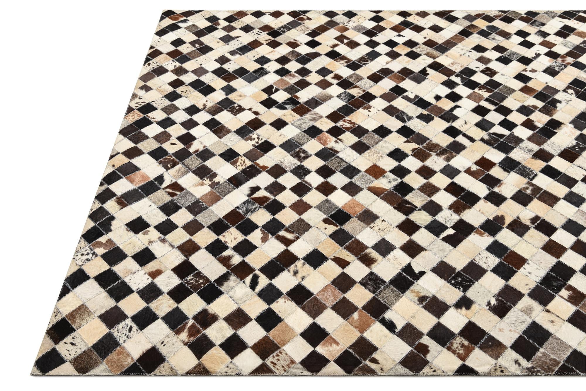 5' 4 x 7' 7 Cowhide Rug