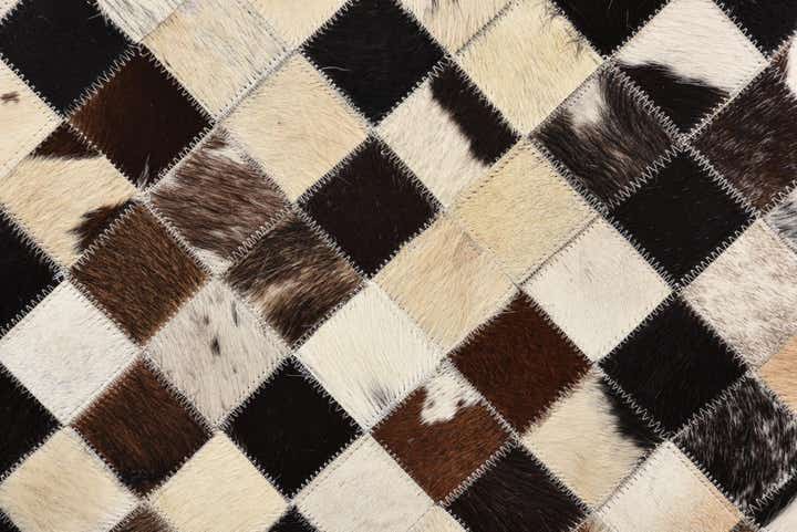 5' 4 x 7' 7 Cowhide Rug