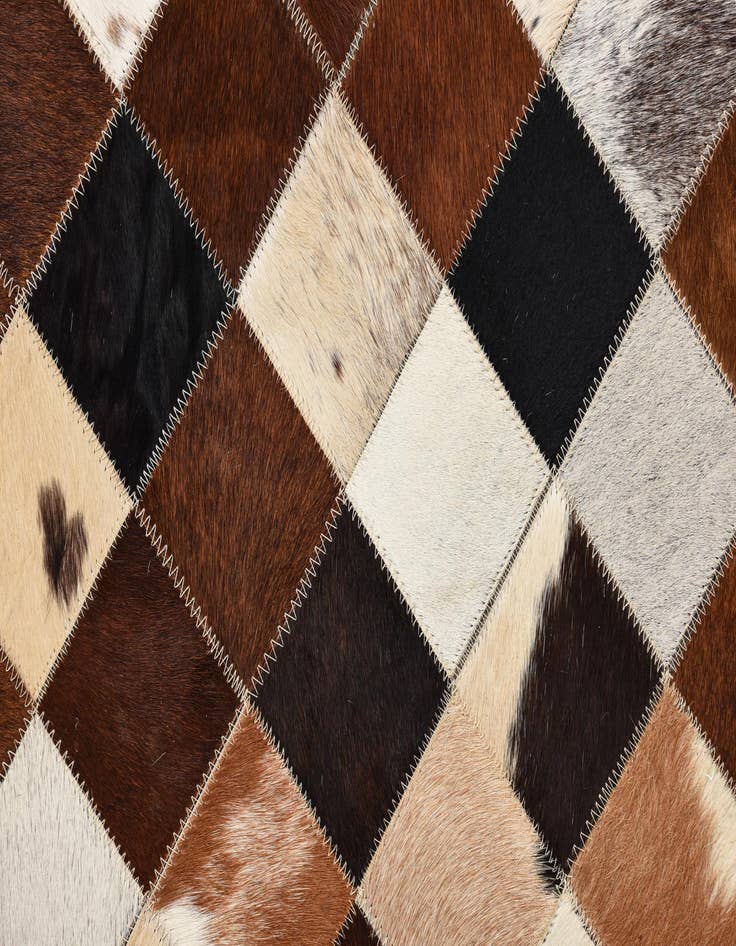 Detail image of 5' 2 x 8' Cowhide Rug