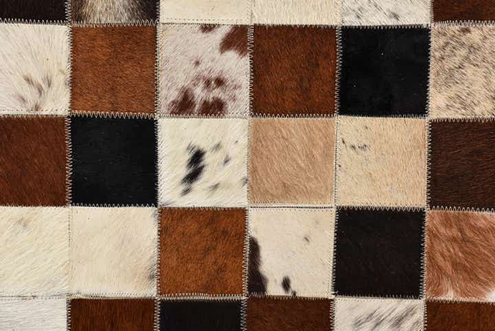 5' 1 x 8' Cowhide Rug