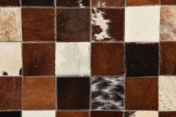 5' 1 x 8' Cowhide Rug