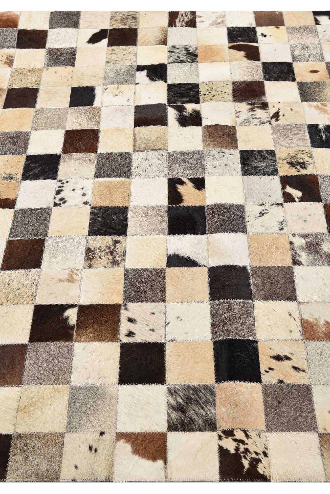 5' 4 x 7' 7 Cowhide Rug