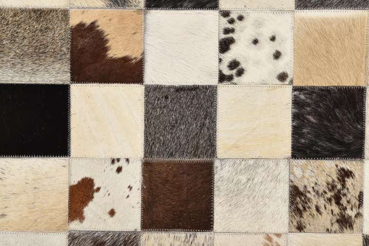 5' 4 x 7' 7 Cowhide Rug