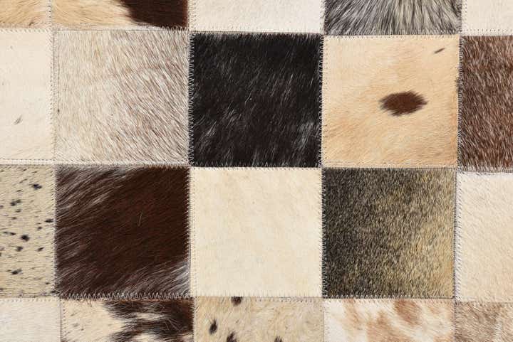 5' 4 x 7' 7 Cowhide Rug