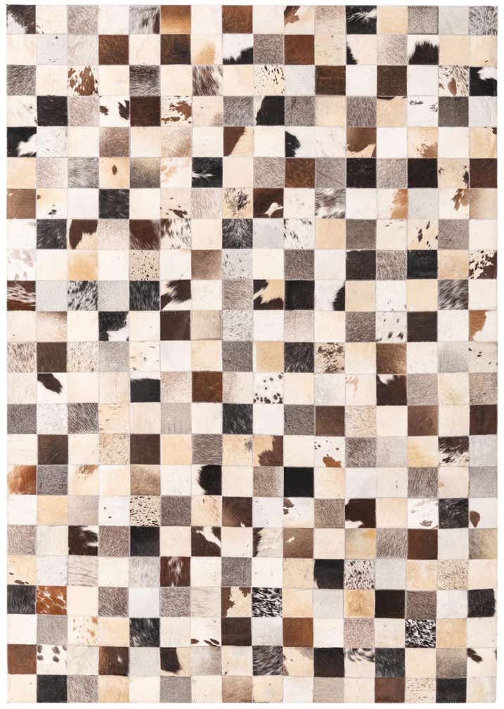 5' 4 x 7' 7 Cowhide Rug