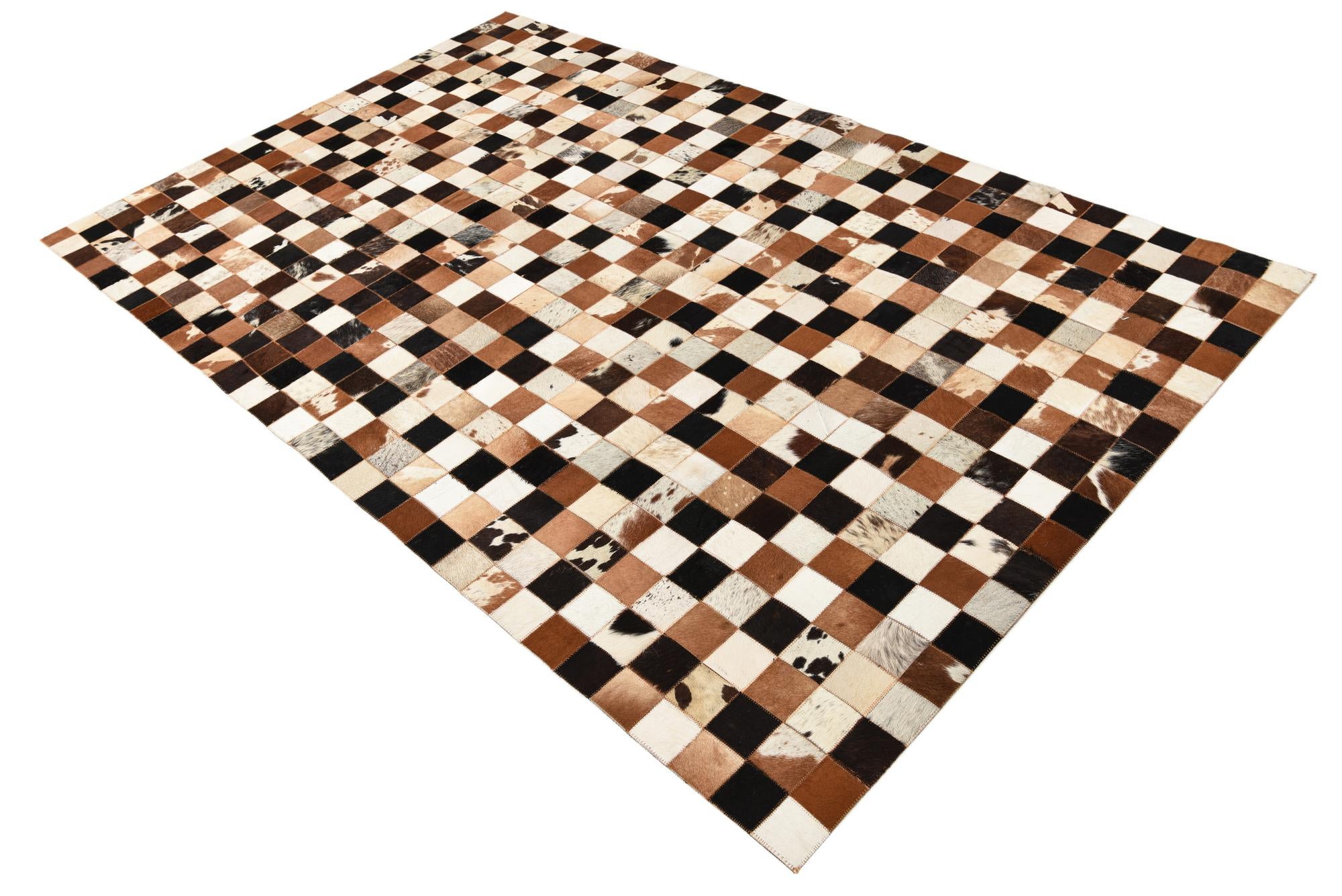 5' x 7' 10 Cowhide Rug