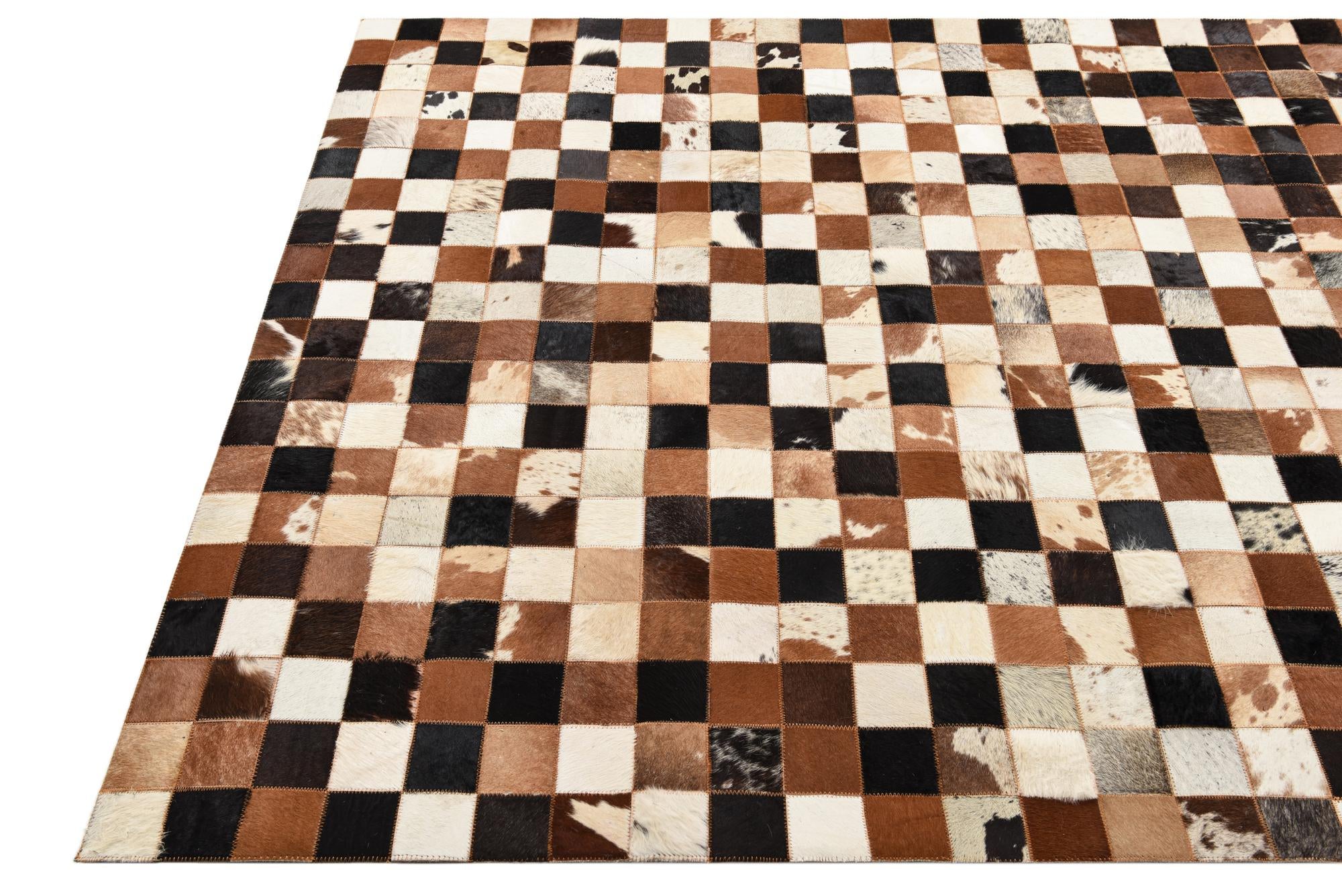 5' x 7' 10 Cowhide Rug