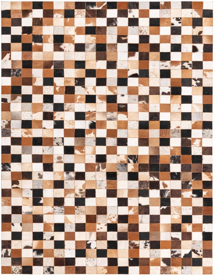 Detail image of 5' x 7' 10 Cowhide Rug