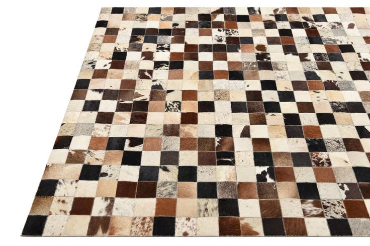 Detail image of 5' x 7' 10 Cowhide Rug