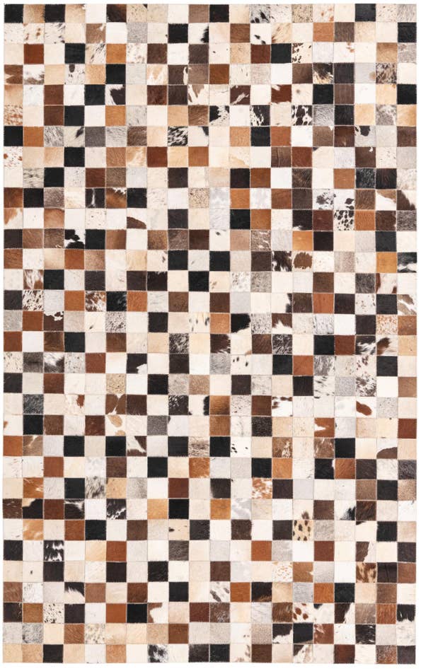 Detail image of 5' x 7' 10 Cowhide Rug