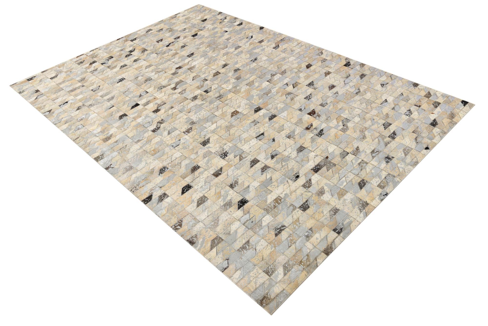 5' 4 x 7' 6 Cowhide Rug