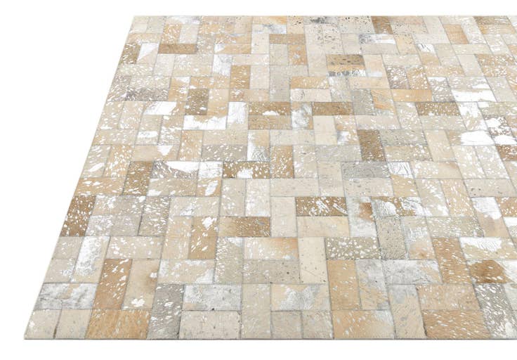 Detail image of 5' 3 x 8' 3 Cowhide Rug