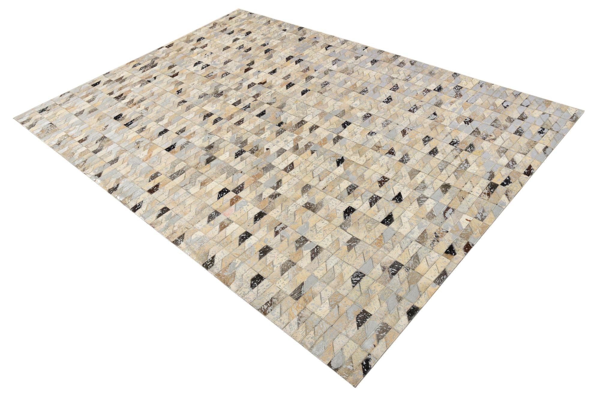 5' 4 x 7' 7 Cowhide Rug