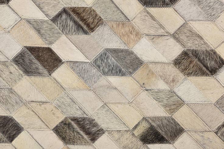 Detail image of 5' 2 x 7' 5 Cowhide Rug