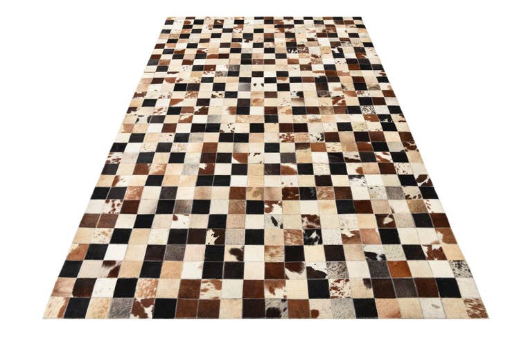Detailfoto van 150cm x 245cm Cowhide Vloerkleed