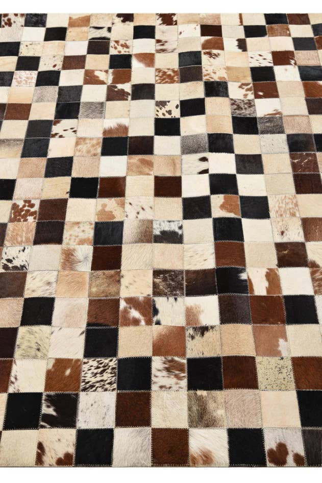 Detailfoto van 150cm x 245cm Cowhide Vloerkleed