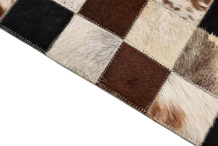 Detailfoto van 150cm x 245cm Cowhide Vloerkleed