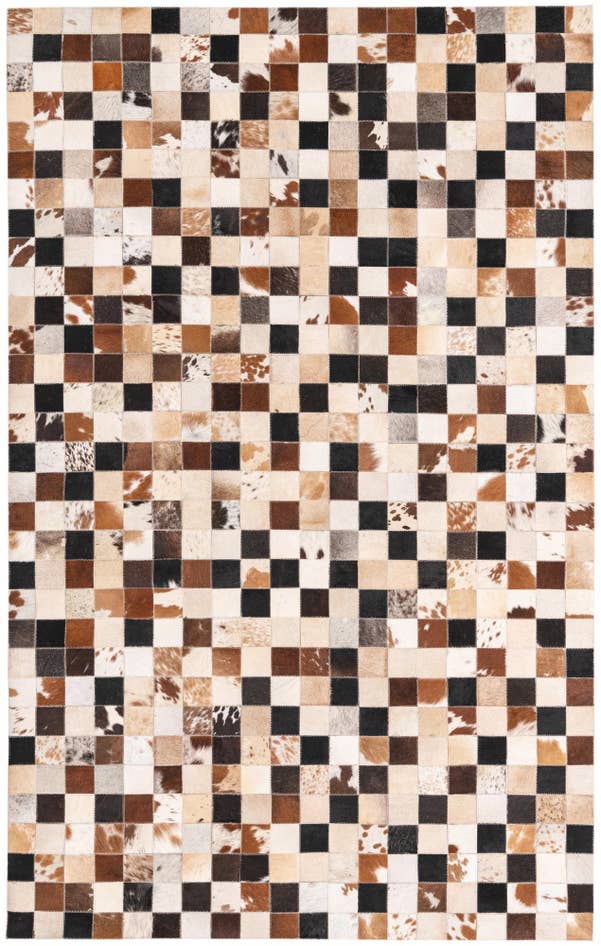 Detailfoto van 150cm x 245cm Cowhide Vloerkleed