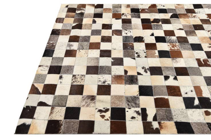 Detail image of 5' 4 x 7' 8 Cowhide Rug