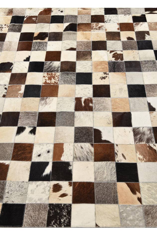 Detail image of 5' 4 x 7' 8 Cowhide Rug