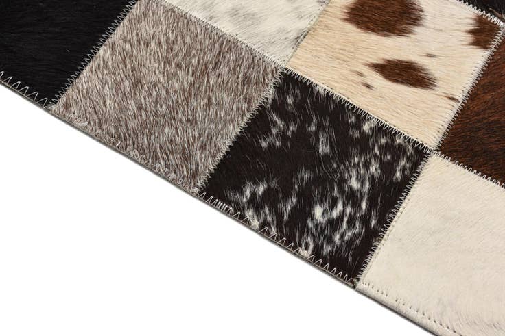 Detail image of 5' 4 x 7' 8 Cowhide Rug