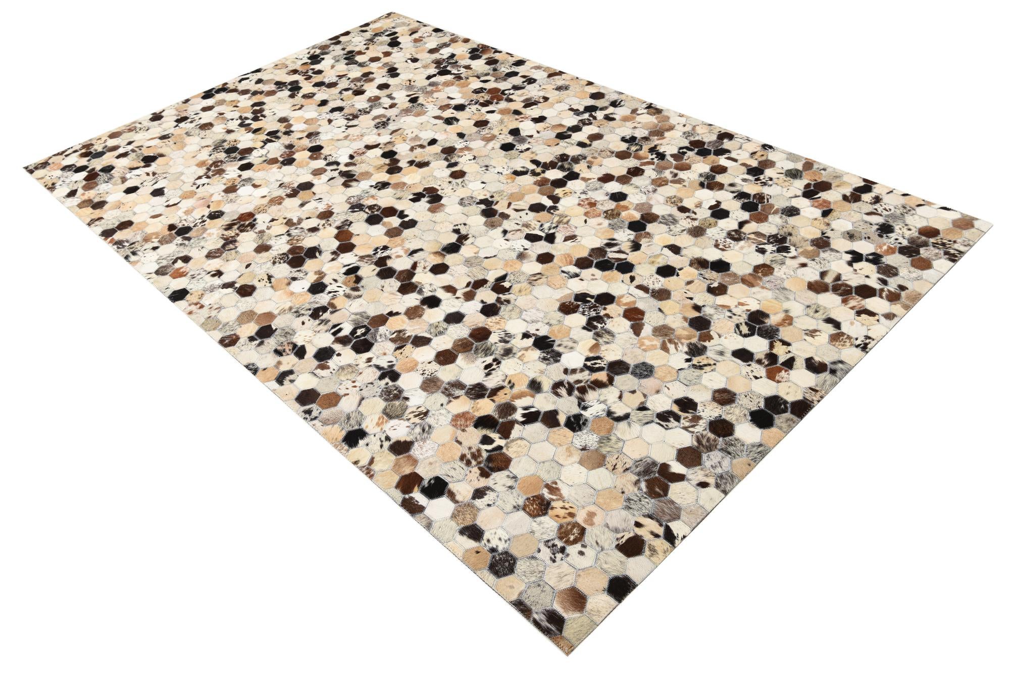5' 1 x 8' Cowhide Rug