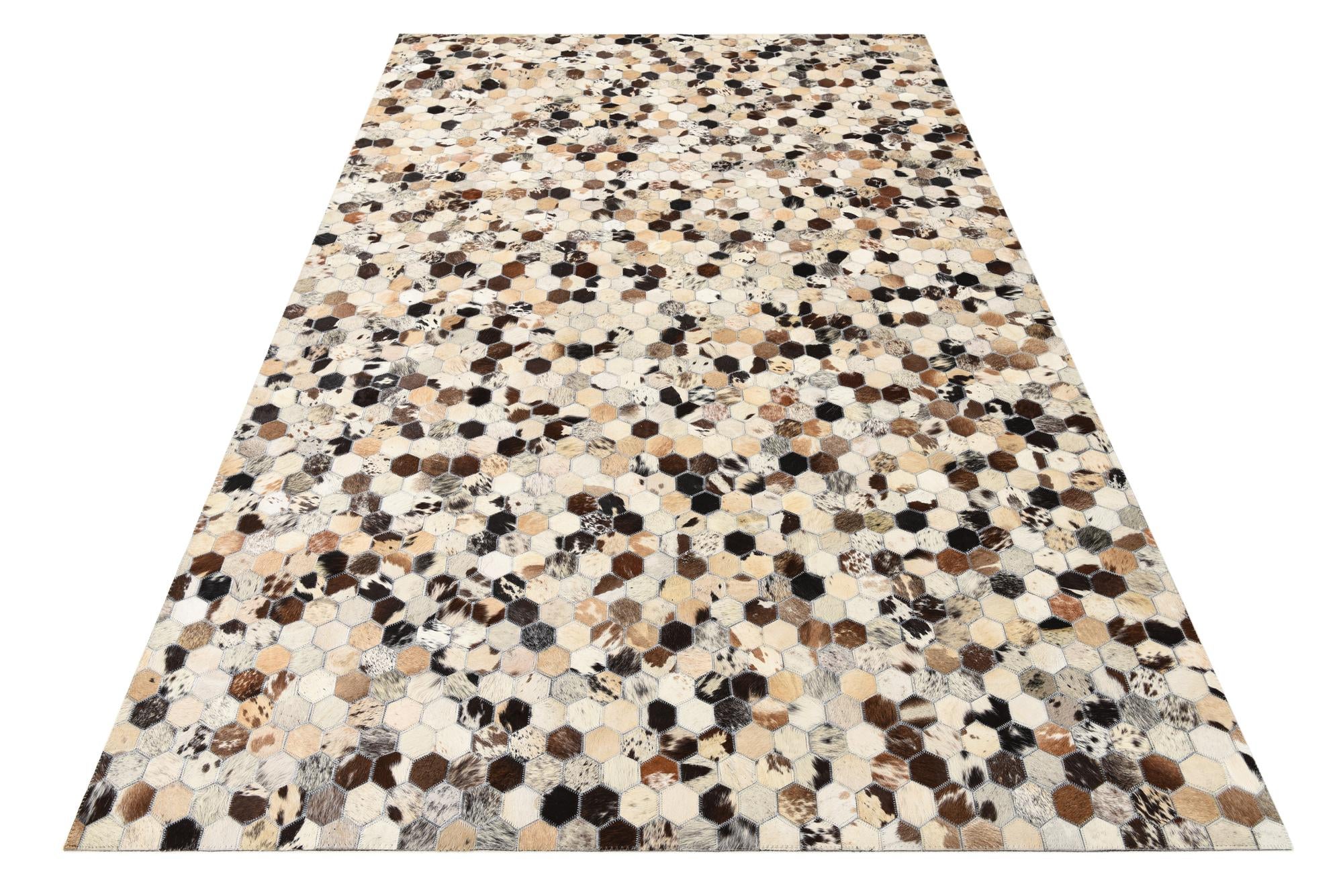 5' 1 x 8' Cowhide Rug