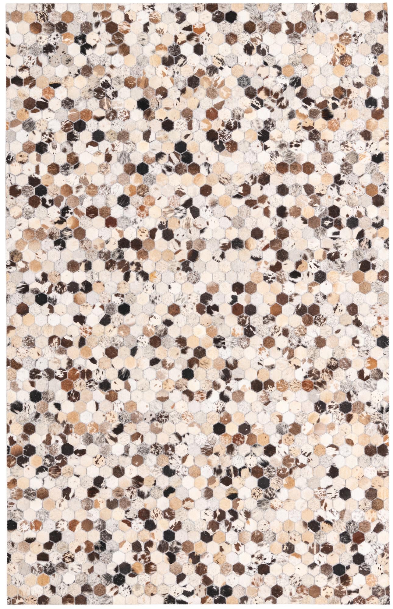 5' 1 x 8' Cowhide Rug
