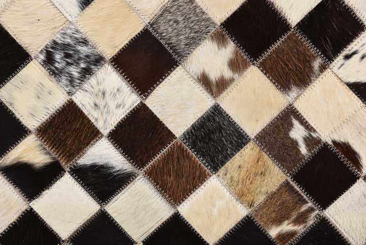 5' 5 x 7' 7 Cowhide Rug