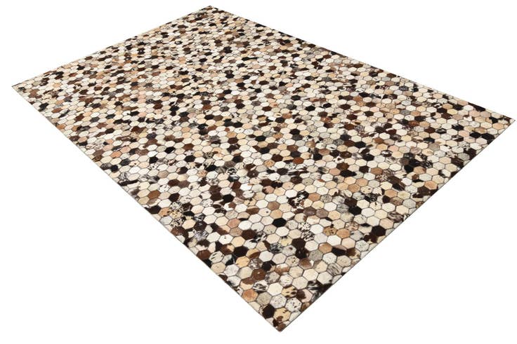 Detail image of 5' 3 x 8' 1 Cowhide Rug