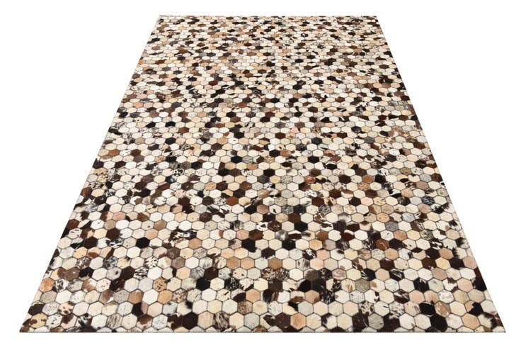 Detail image of 5' 3 x 8' 1 Cowhide Rug