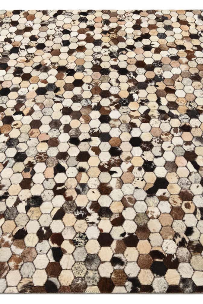 5' 3 x 8' 1 Cowhide Rug