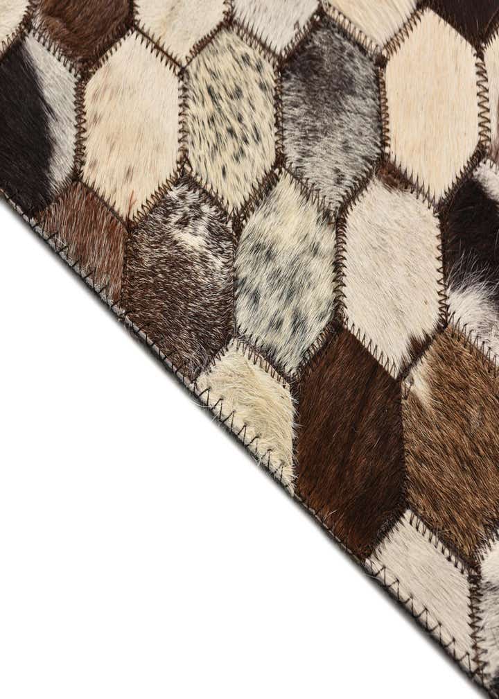 5' 3 x 8' 1 Cowhide Rug