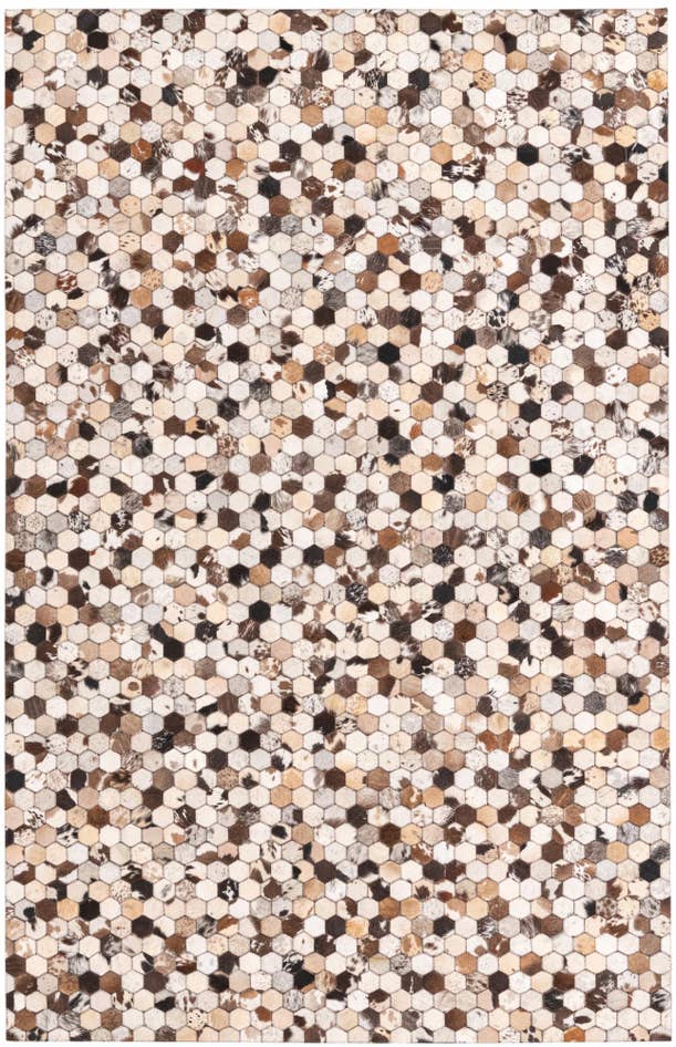 Detail image of 5' 3 x 8' 1 Cowhide Rug