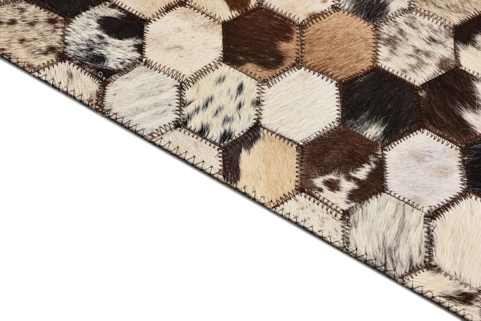 5' 2 x 8' Cowhide Rug