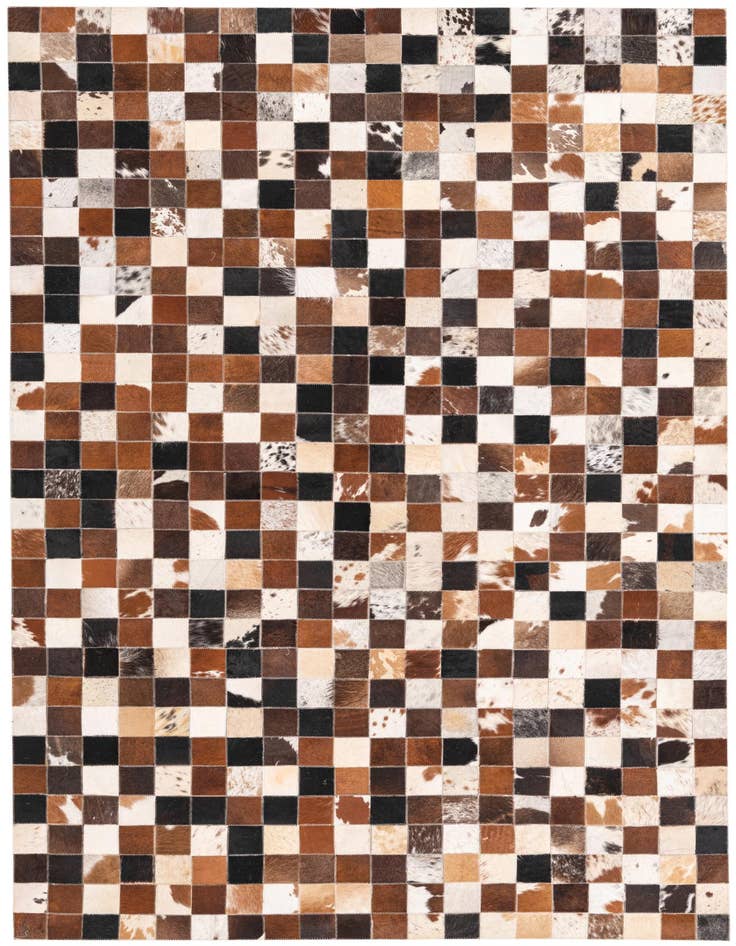 Detail image of 5' x 7' 10 Cowhide Rug