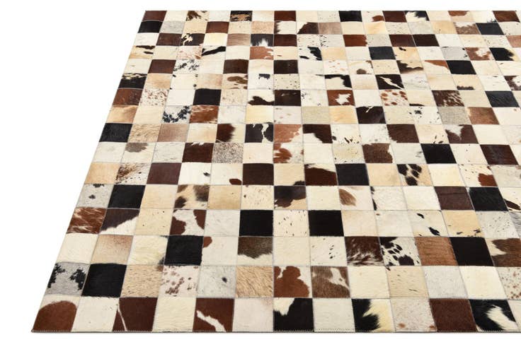 Detail image of 5' 4 x 7' 8 Cowhide Rug